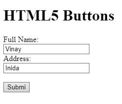 HTML5 Buttons