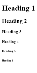 HTML5 Headings