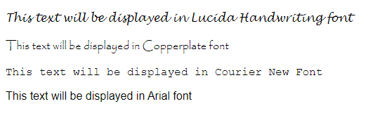CSS3 Fonts