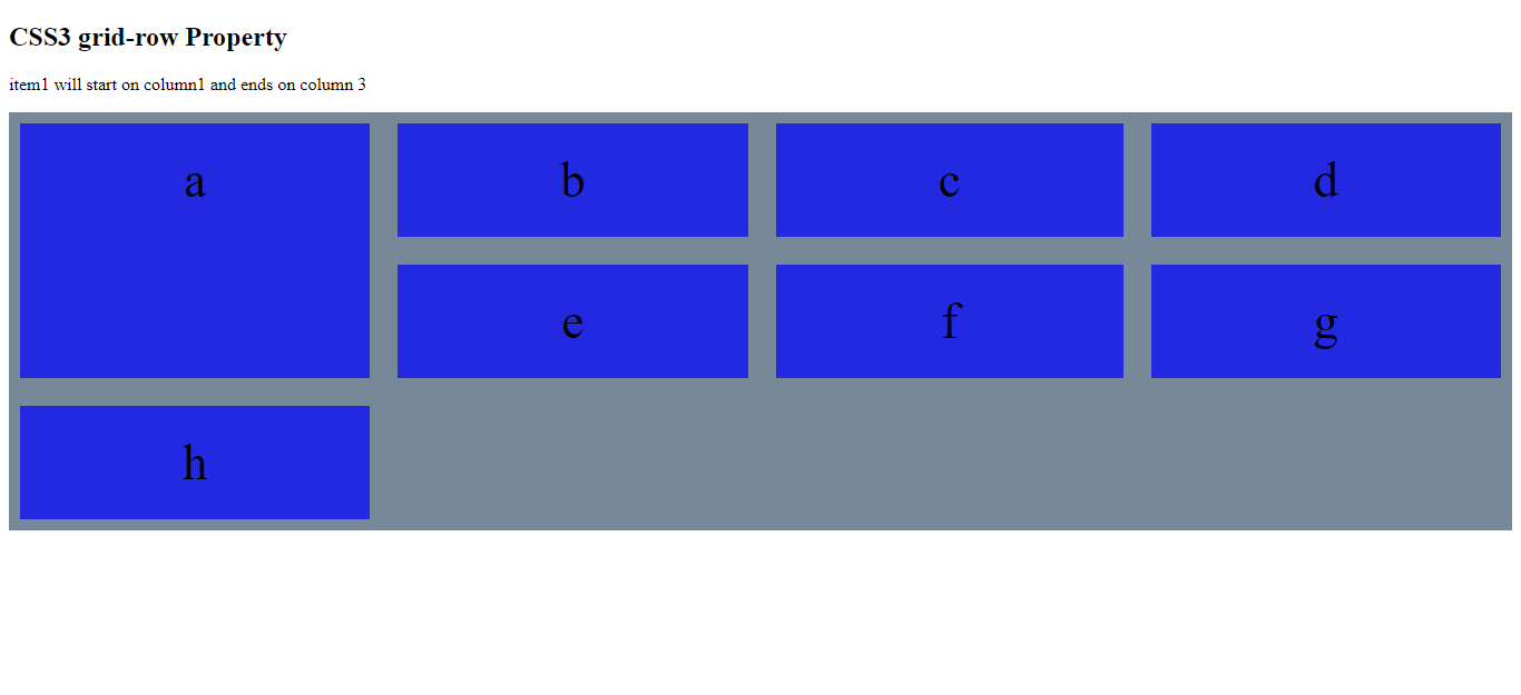 CSS3 Grid Item